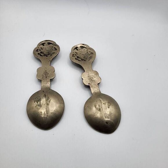 One of Kind - Set of 2 Fairycore Ceremonial Dragon Spoons - Reworked Vintage - Picture 3 of 4